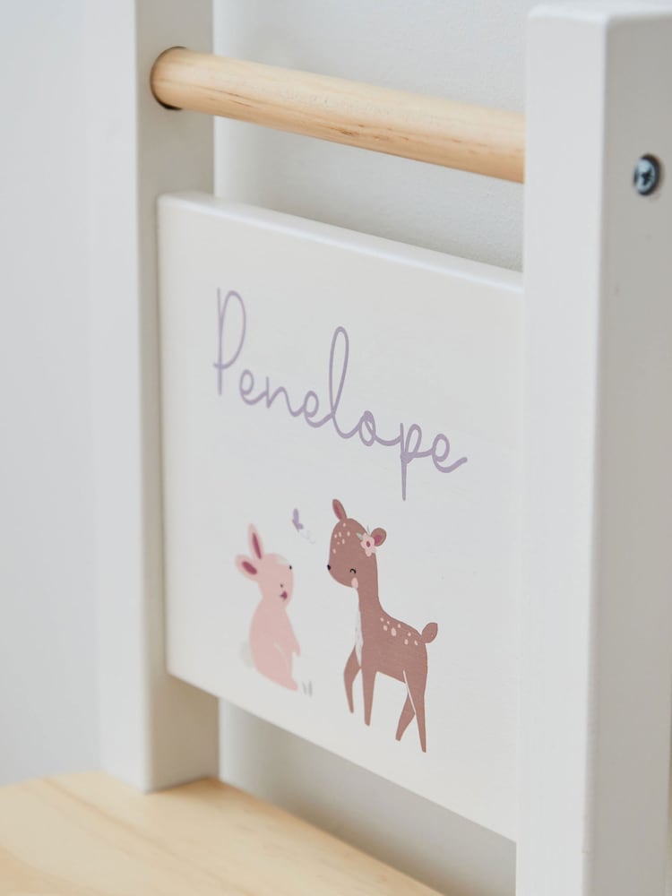 Personalised Woodland Animals Print Wooden Chair by My 1st Years - Image 2 of 4