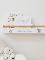 Personalised Woodland Animals Shelf by My 1st Years - Image 1 of 2