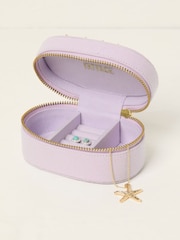 Lilac Lobster Embroidered Travel Jewellery Box - Image 2 of 2