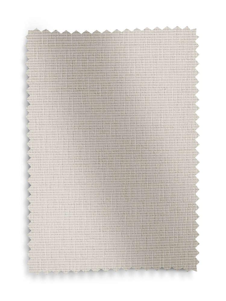 Light Grey Ready Made Blackout Textured Roller Blind - Image 8 of 8