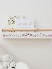 White Floral Print Wreath Shelf by My 1st Years - Image 2 of 2