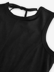 Black 100% Cotton Maxi Jersey Dress - Image 7 of 7