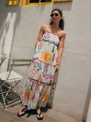 Bright Maxi Summer Dress - Image 1 of 8