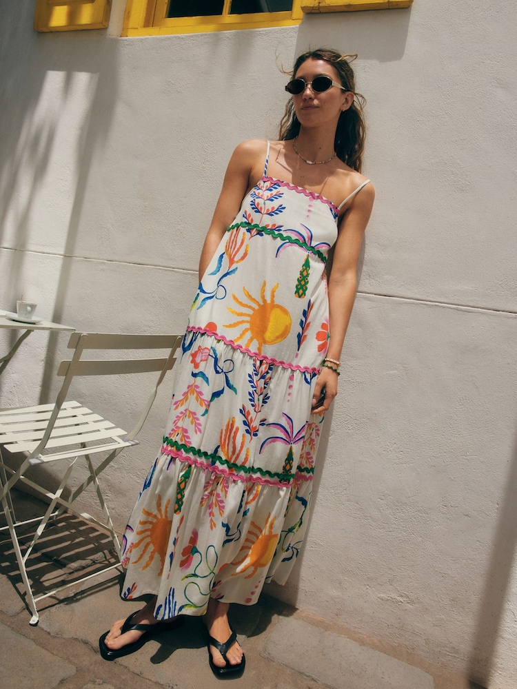 Bright Maxi Summer Dress - Image 1 of 8