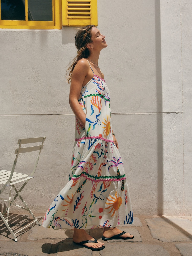 Bright Maxi Summer Dress - Image 2 of 8