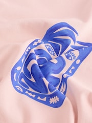 Pink Watercolour Regular Fit Graphic Print T-Shirt - Image 7 of 8