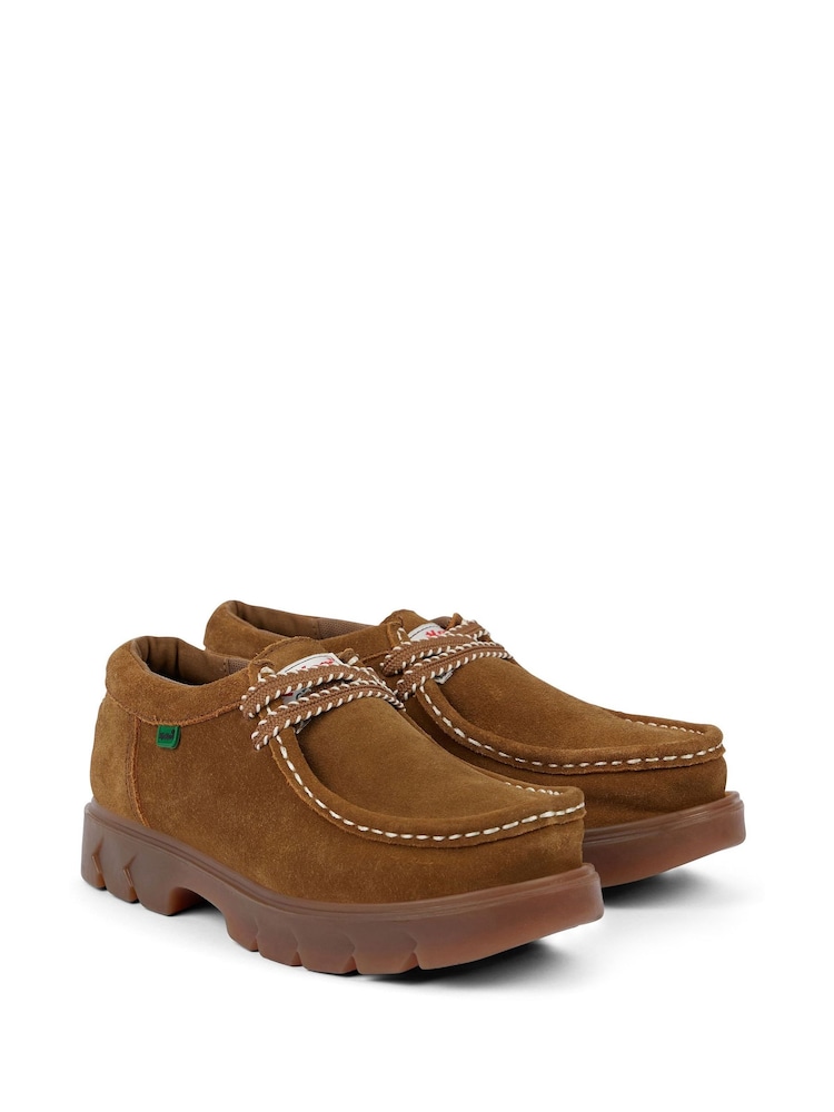 Kickers Brown Lenon Wall Shoes - Image 2 of 6