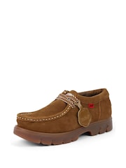 Kickers Brown Lenon Wall Shoes - Image 3 of 6