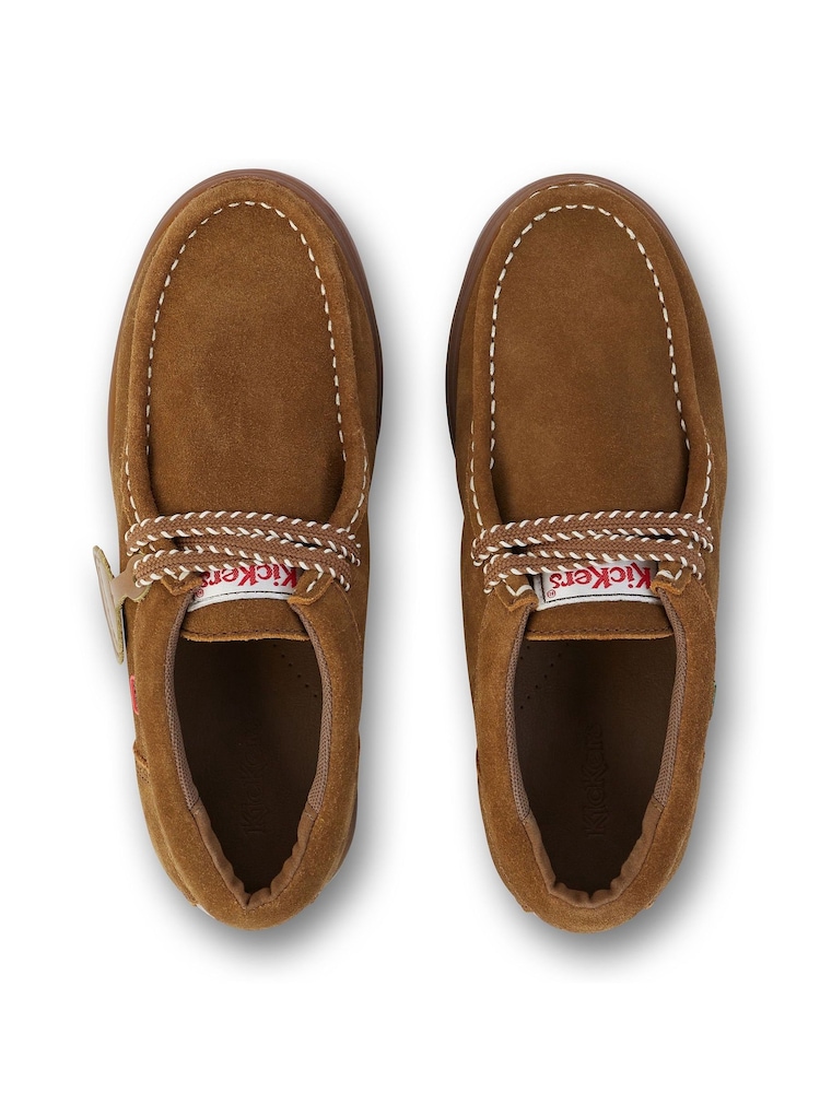 Kickers Brown Lenon Wall Shoes - Image 6 of 6