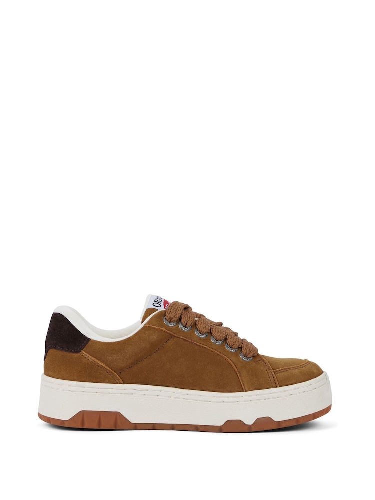 Kickers Brown 70 Lo Sued Shoes - Image 1 of 6
