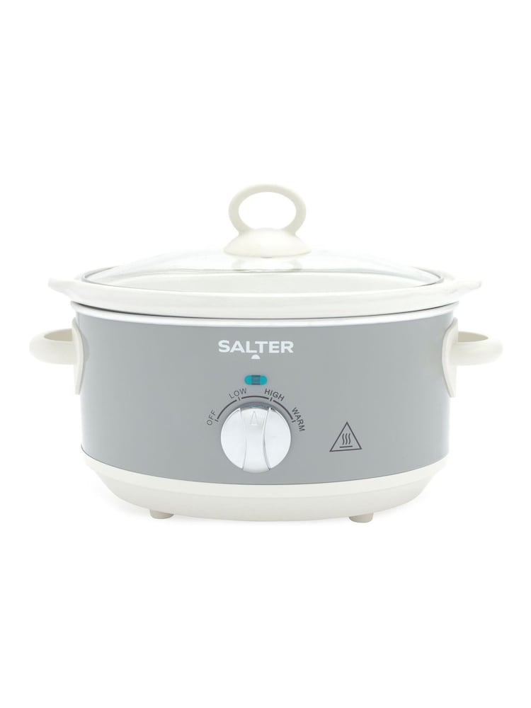 Salter Grey Retro 3.5L Slow Cooker - Image 6 of 6