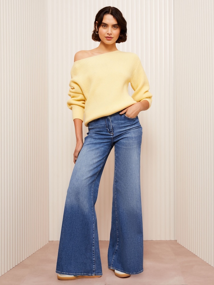 Friends Like These Yellow Off The Shoulder Jumper - Image 5 of 5
