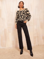 Friends Like These Animal Off The Shoulder Jumper - Image 2 of 4