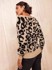 Friends Like These Animal Off The Shoulder Jumper - Image 4 of 4