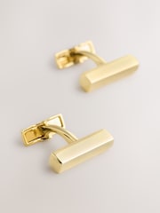 Gold Tone Bar Cufflinks - Image 3 of 5