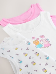 Pink Peppa Pig 3 Pack Classic Vests (1.5-8yrs) - Image 6 of 7