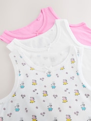 Pink Peppa Pig 3 Pack Classic Vests (1.5-8yrs) - Image 7 of 7