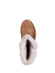 Skechers Chestnut Brown Relaxed Fit Slipins Easy Going Dreamers Move Boots - Image 4 of 5