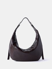 Mint Velvet Brown Leather Scoop Shoulder Bag - Image 3 of 4