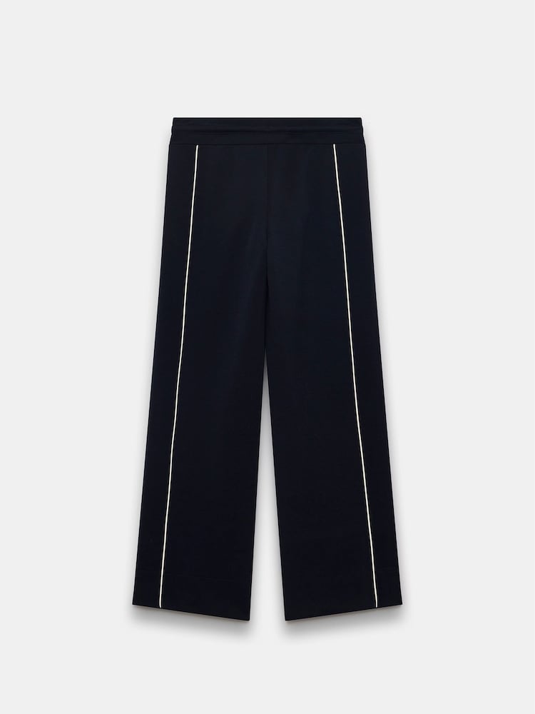 Mint Velvet Blue Split Hem Trousers - Image 4 of 4