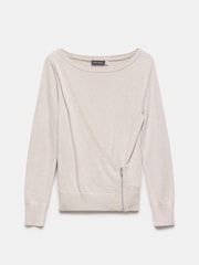 Mint Velvet Pullover mit seitlichem Reißverschluss - Bild 3 von 4