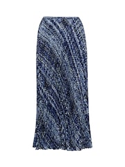 Gina Bacconi Mischa Pleat Black Skirt - Image 5 of 5