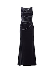 Gina Bacconi Selena Velvet Maxi Dress - Image 5 of 5