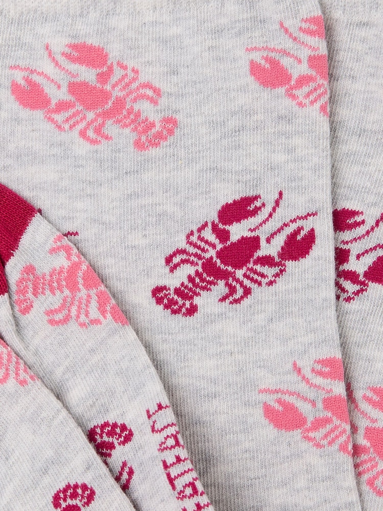 FatFace Grey Lobster Sock - Image 2 of 2