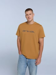 Animal Yellow Mens Leon Relaxed T-Shirt - Image 4 of 4