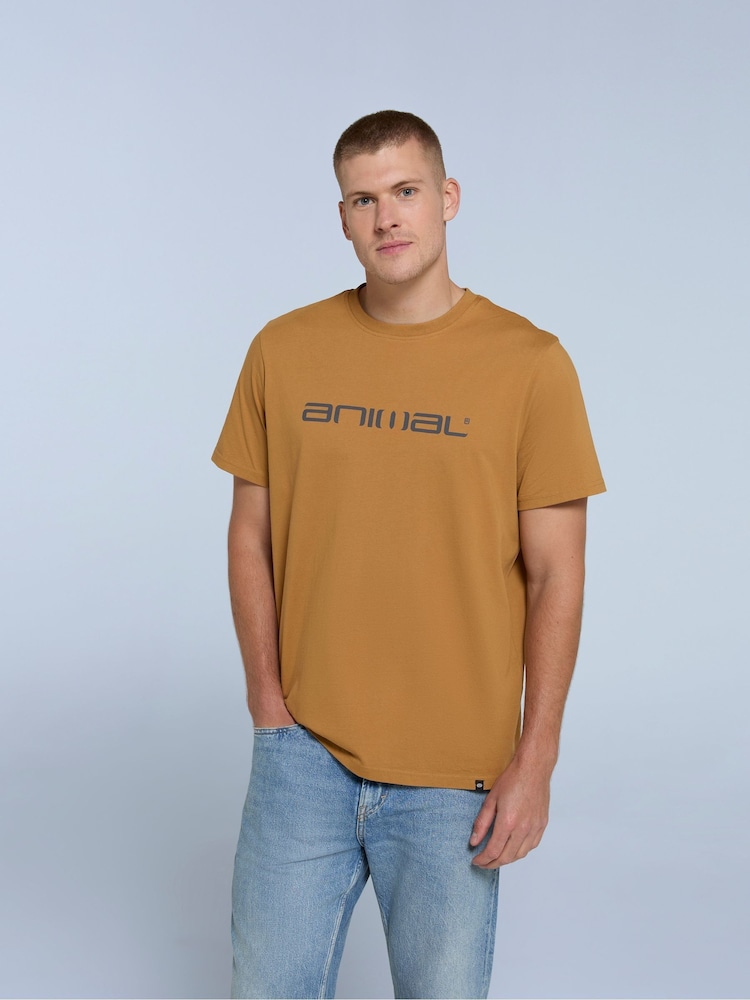 Animal Yellow Mens Leon Relaxed T-Shirt - Image 4 of 4