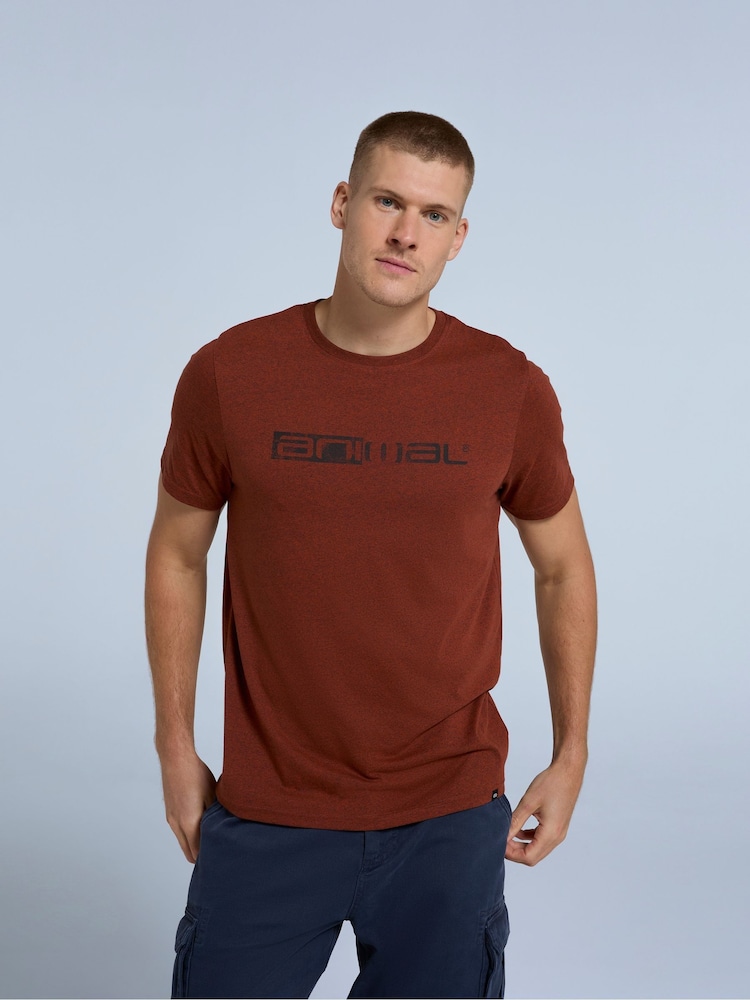 Castanho - Animal Jacob Camiseta Masculina - Imagem 1 de 4