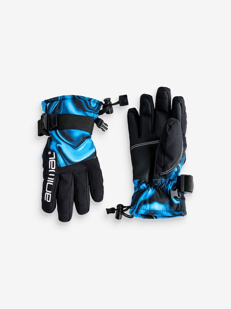 Animal Blue Kids Toasty Waterproof Snow Gloves - Image 2 of 3