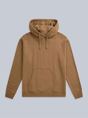 Animal Brown Mens Icon Drop Shoulder 100% Cotton Hoodie - Image 1 of 4