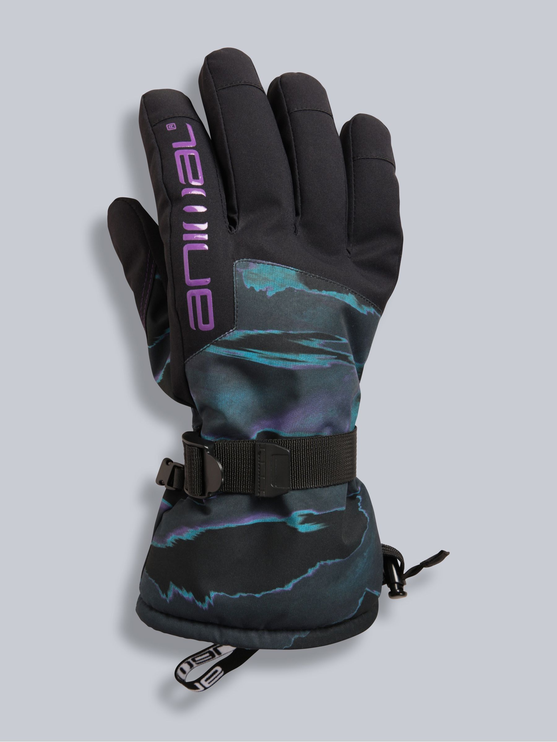 Buy Animal Grey Iced Mens Waterproof Snow Ski Gloves from the Next UK online shop