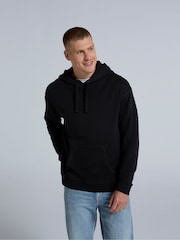 Animal Black Mens Icon Drop Shoulder 100% Cotton Hoodie - Image 1 of 8