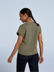 Animal Green Womens Holly Logo 100% Cotton T-Shirt - Image 4 of 4