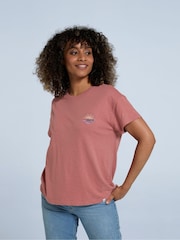 Animal Pink Womens Phoenix 100% Cotton T-Shirt - Image 2 of 4