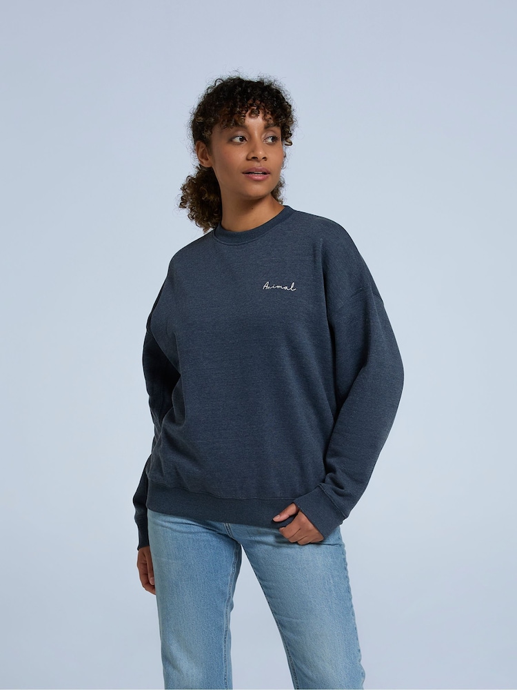 Light Blue - Animal Womens Dakota Sweatshirt - Image 3 of 4