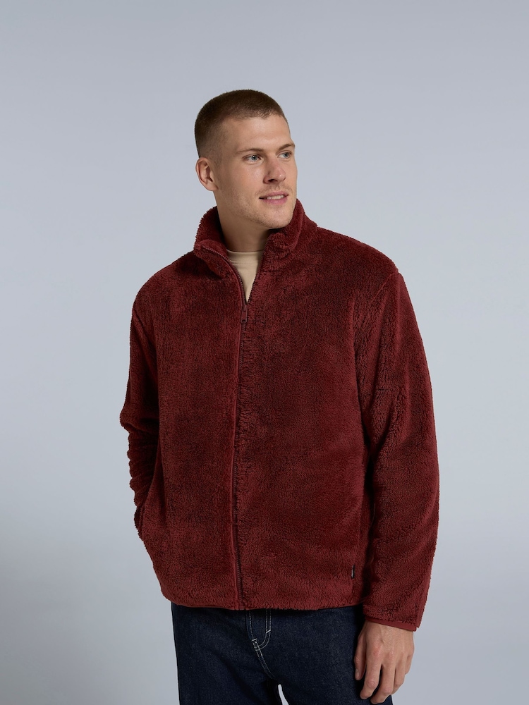 Animal Red Teddy Mens Fleece Jacket - Image 1 of 3