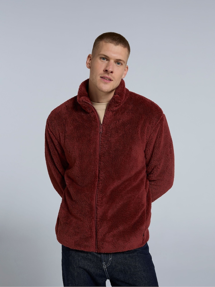 Animal Red Teddy Mens Fleece Jacket - Image 3 of 3