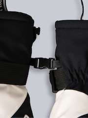 Animal Black Womens Track Waterproof Snow Mittens - Image 4 of 5