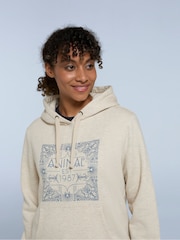Animal Cream Womens Maya Graphic Print Hoodie - Image 3 of 4