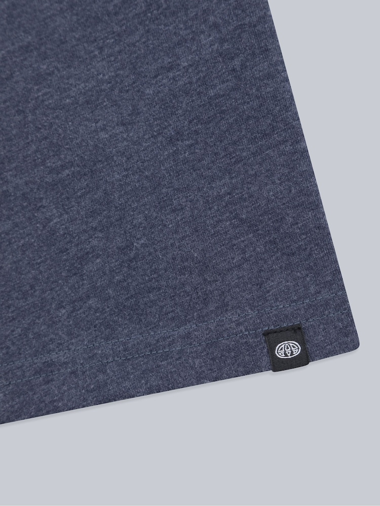 Animal Aqua Blue Mens Chase Relaxed 100% Cotton T-Shirt - Image 5 of 5