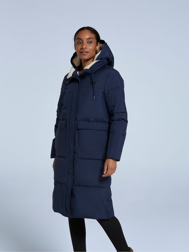Animal Blue Womens Dawlish Longline Coat - Image 1 of 4