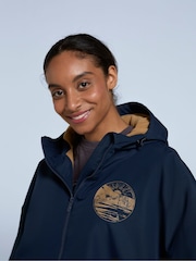 Animal Blue Womens Misty Fleece Lined Waterproof Parka - Image 4 of 4