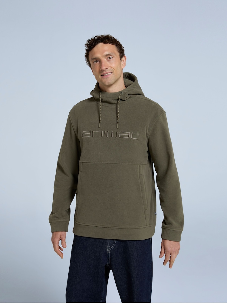 Animal Green Mens Louis Fleece Hoodie - Image 1 of 4