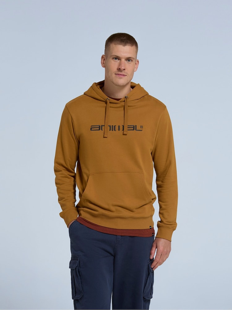 Animal Yellow Mens Driver Logo Hoodie - Image 2 of 4