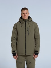Animal Green Mens Laxx Logo Snow Jacket - Image 4 of 4