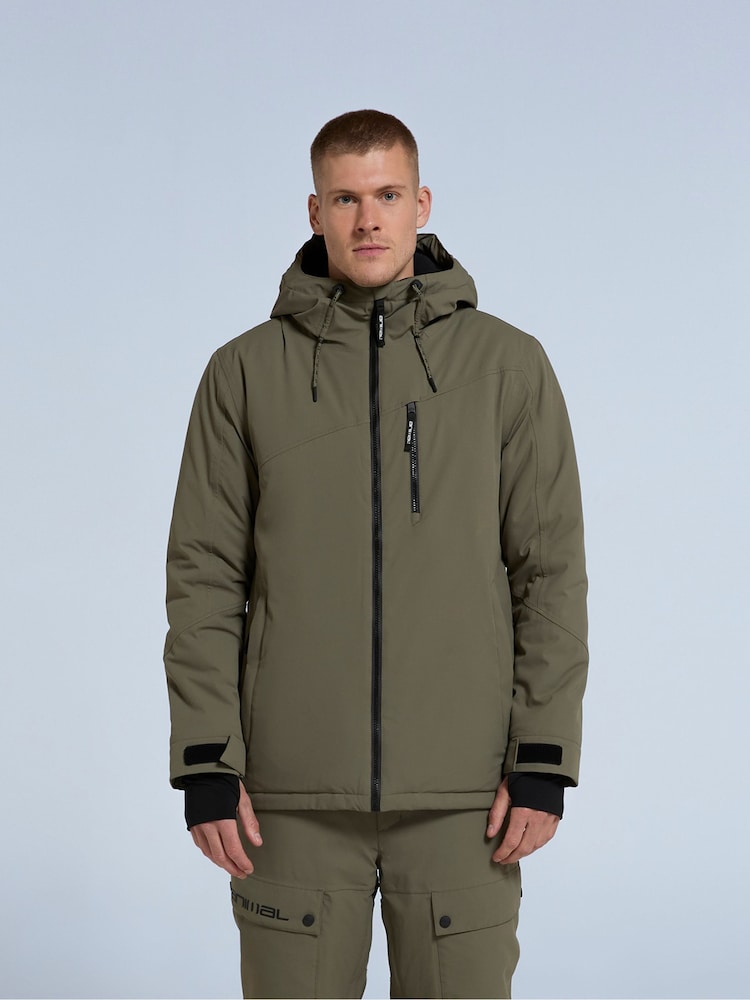 Animal Green Mens Laxx Logo Snow Jacket - Image 4 of 4