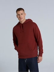 Animal Red Mens Icon Drop Shoulder 100% Cotton Hoodie - Image 2 of 8